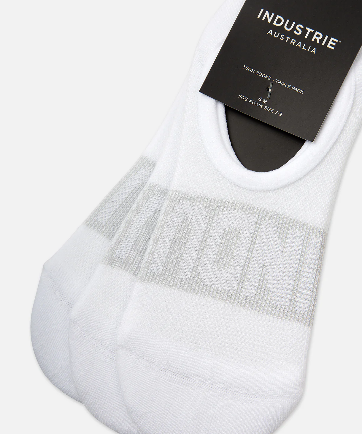 3 Pack Tech Socks - White