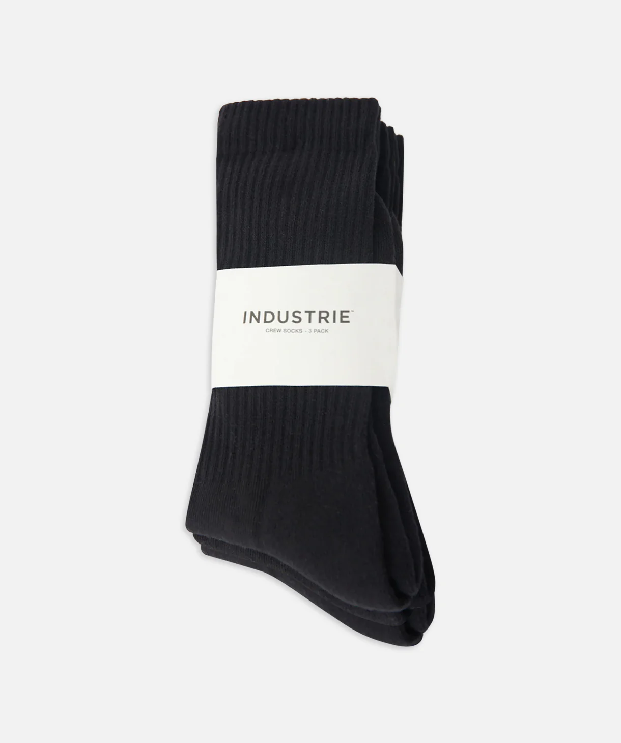 Crew Socks 3 Pack - Black