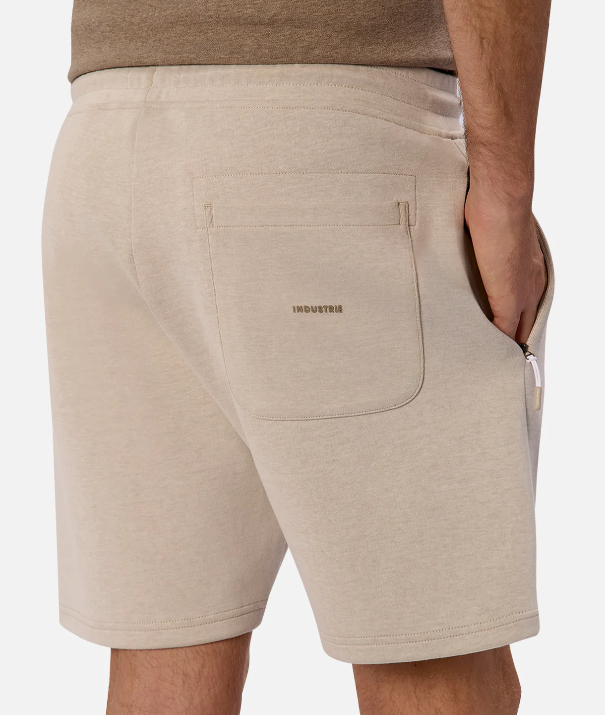 The Manning Sweat Short - Stone Heather