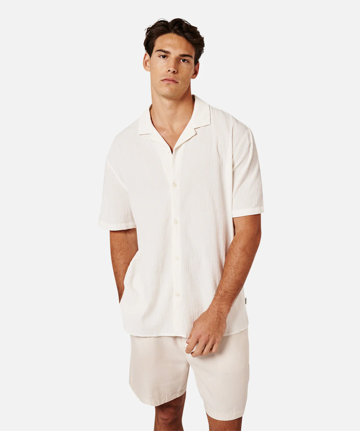 The Magna Short Sleeve Shirt - Off White