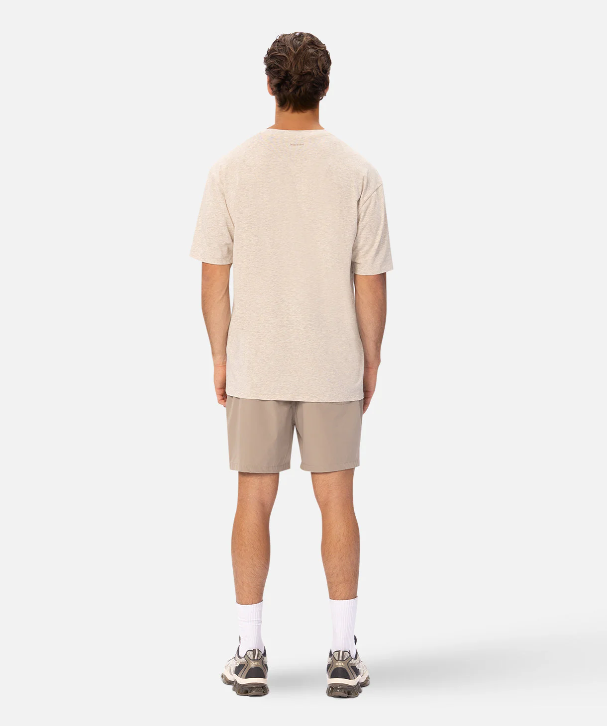 The Freeman Athletic T-Shirt - Wheat Marle
