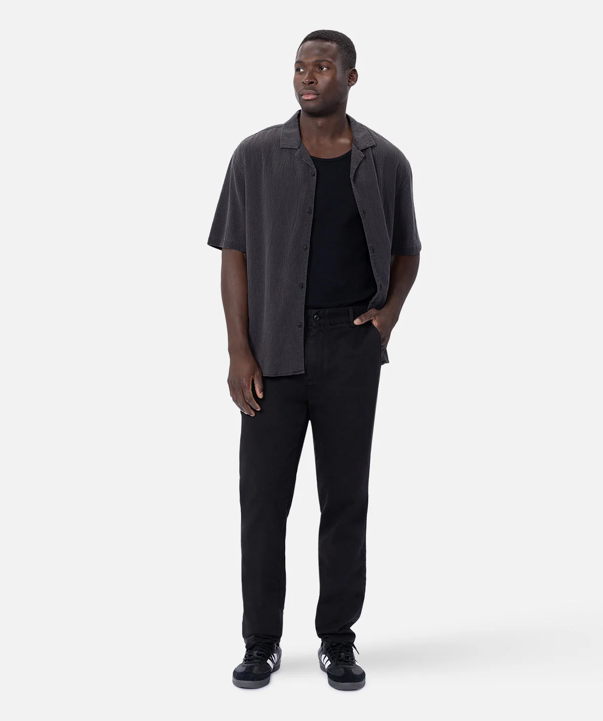 The Magna Short Sleeve Shirt - Onyx