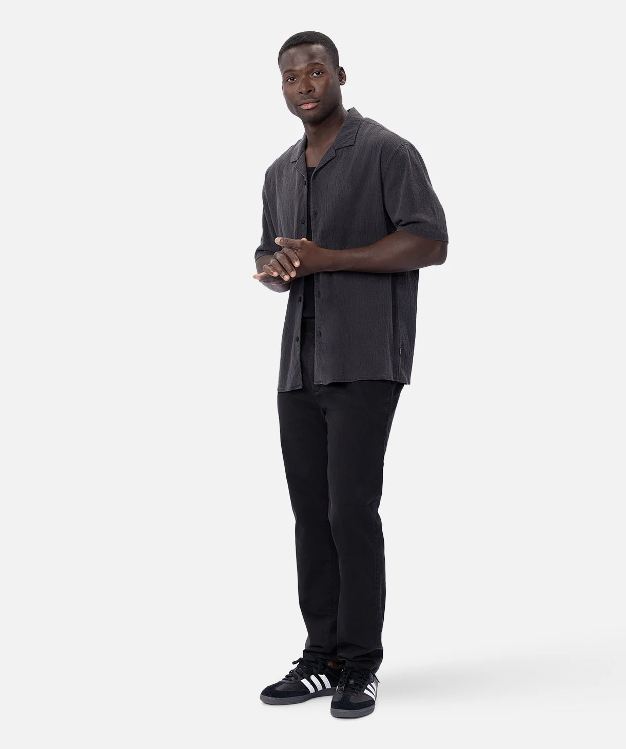 The Magna Short Sleeve Shirt - Onyx