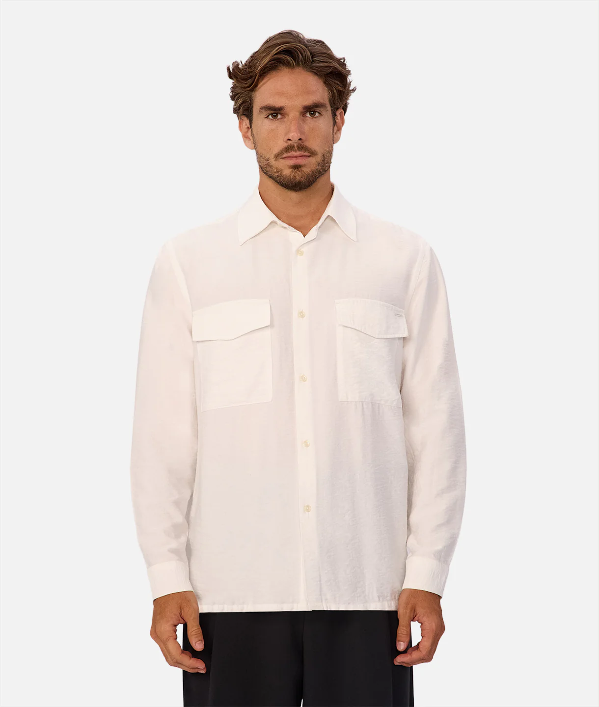 The Campiano Long Sleeve Shirt - Off White