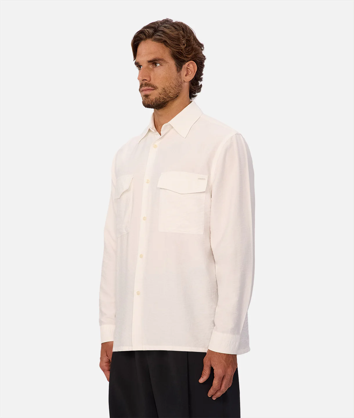 3897-the-campiano-long-sleeve-shirt-off-white-4.webp The Campiano Long Sleeve Shirt - Off White