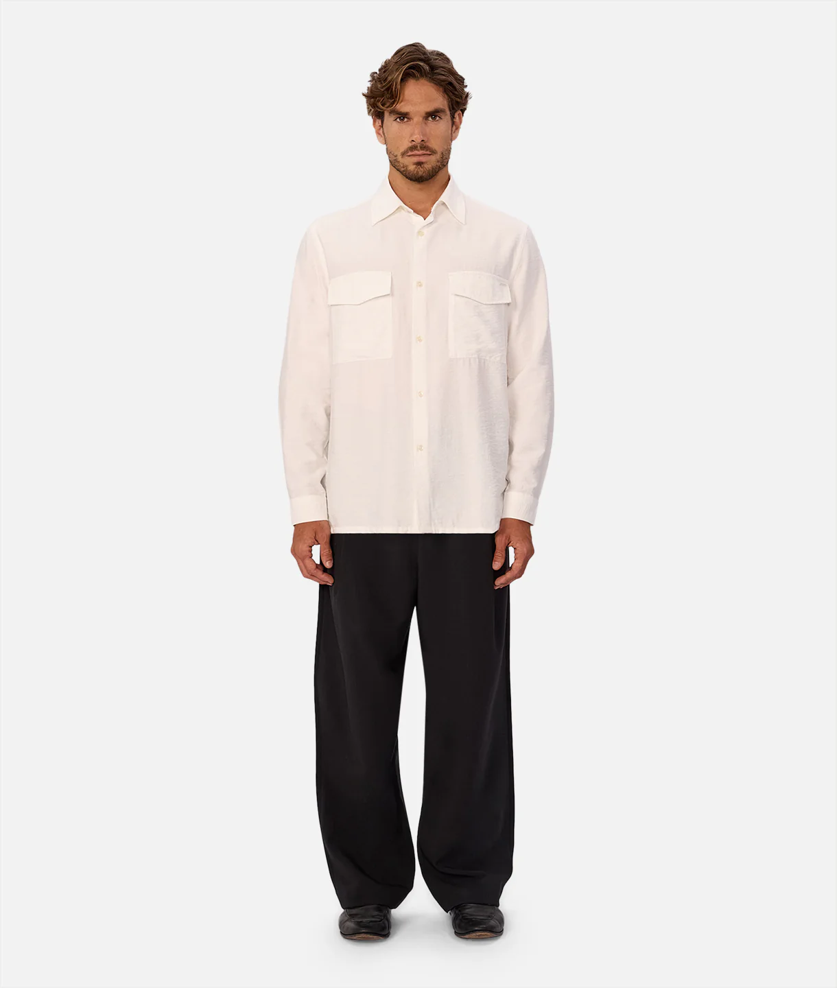 3897-the-campiano-long-sleeve-shirt-off-white-6.webp The Campiano Long Sleeve Shirt - Off White