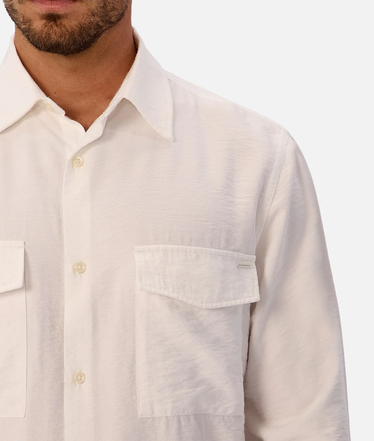 3897-the-campiano-long-sleeve-shirt-off-white-7.webp The Campiano Long Sleeve Shirt - Off White