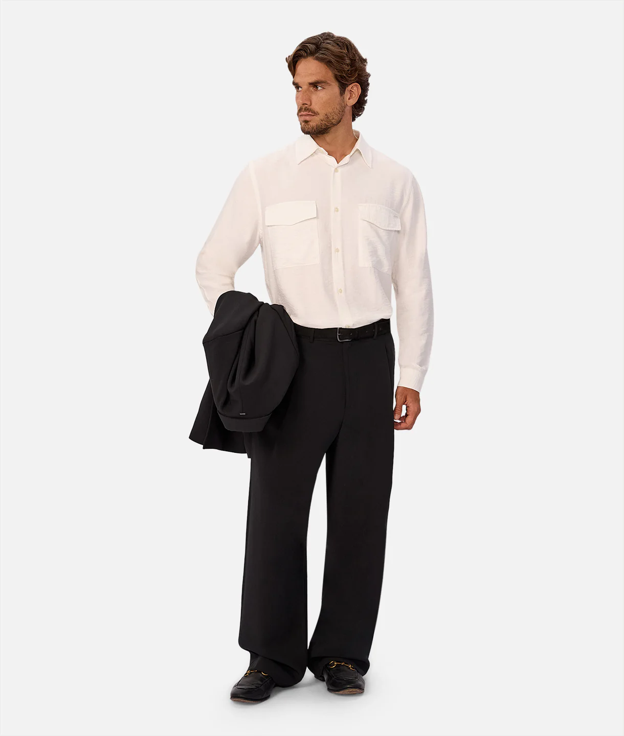 3897-the-campiano-long-sleeve-shirt-off-white-8.webp The Campiano Long Sleeve Shirt - Off White
