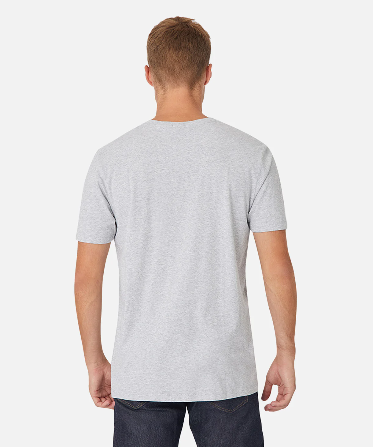 The Basic Crew Neck T-Shirt - New Marle Grey