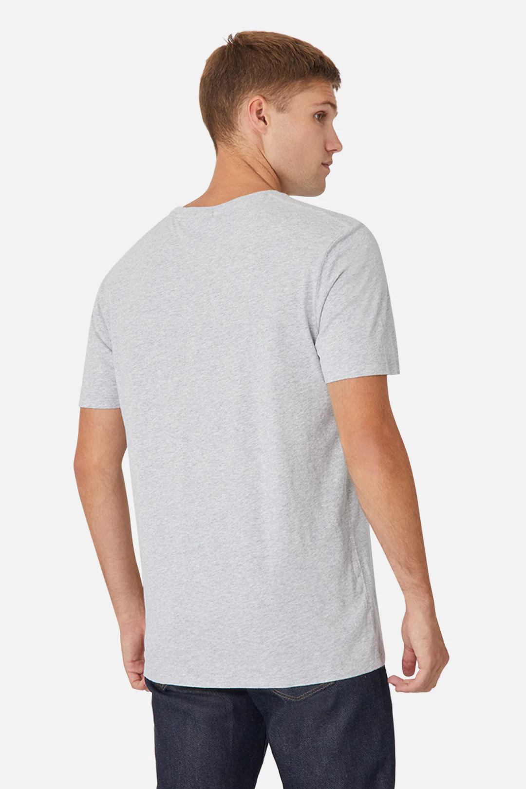 The Basic Crew Neck T-Shirt - New Marle Grey