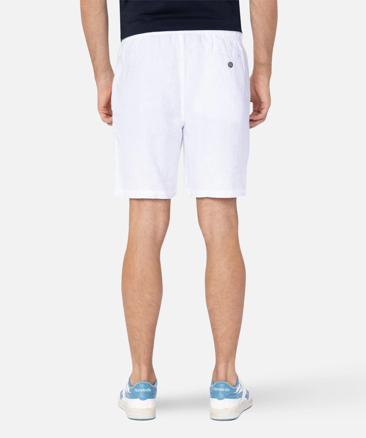 The Marina Linen Short - Ant White