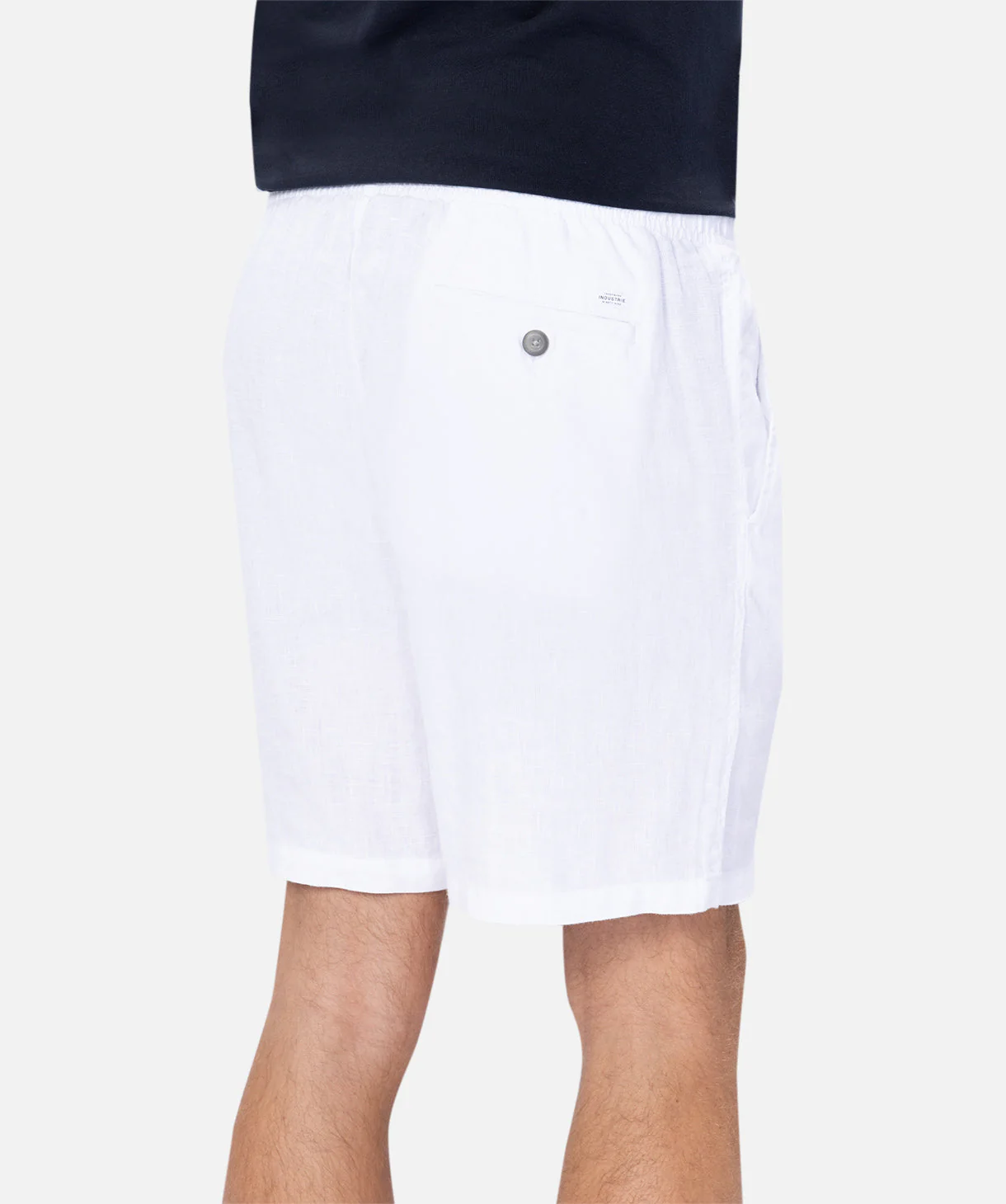 The Marina Linen Short - Ant White