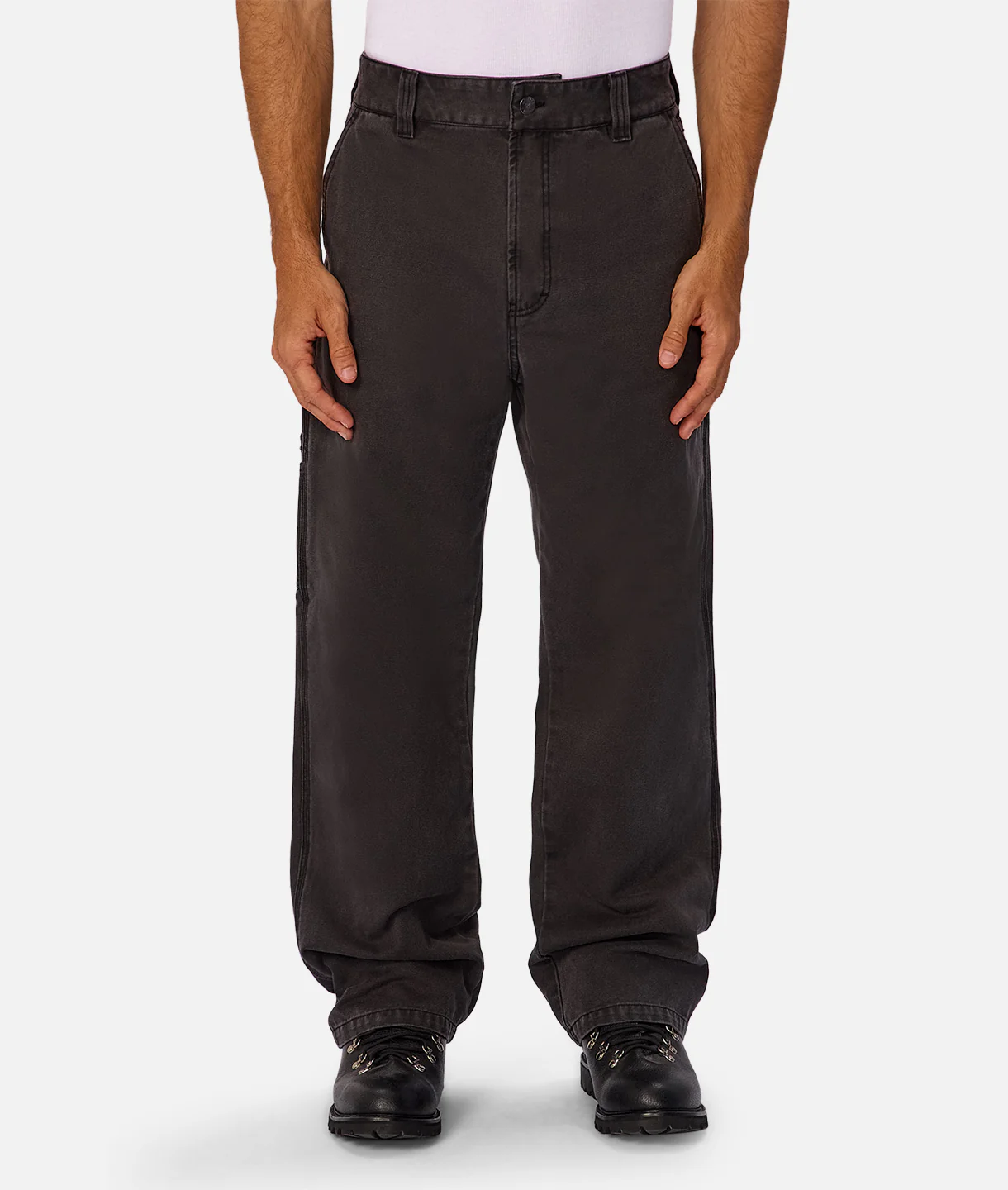 The Detroit Carpenter Pant - Washed Black