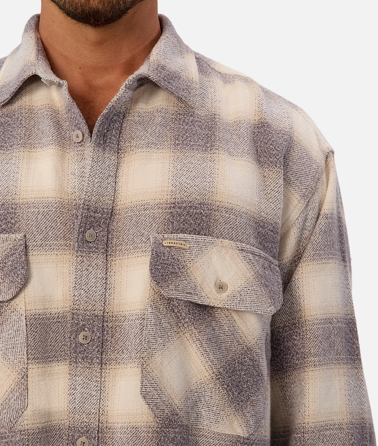 The Everglade Long Sleeve Shirt - Wheat Grey