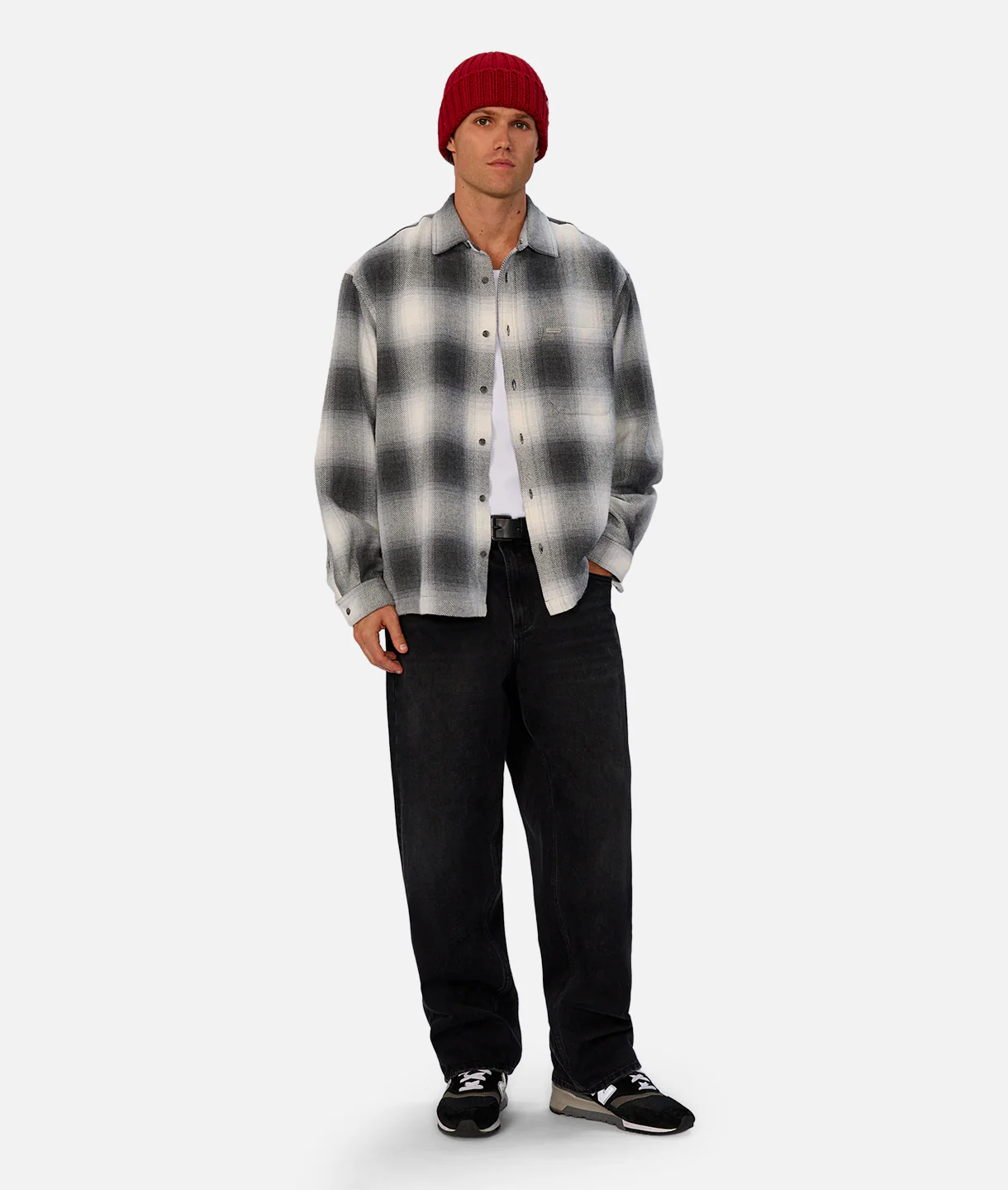 The Highland Long Sleeve Shirt - Charcoal