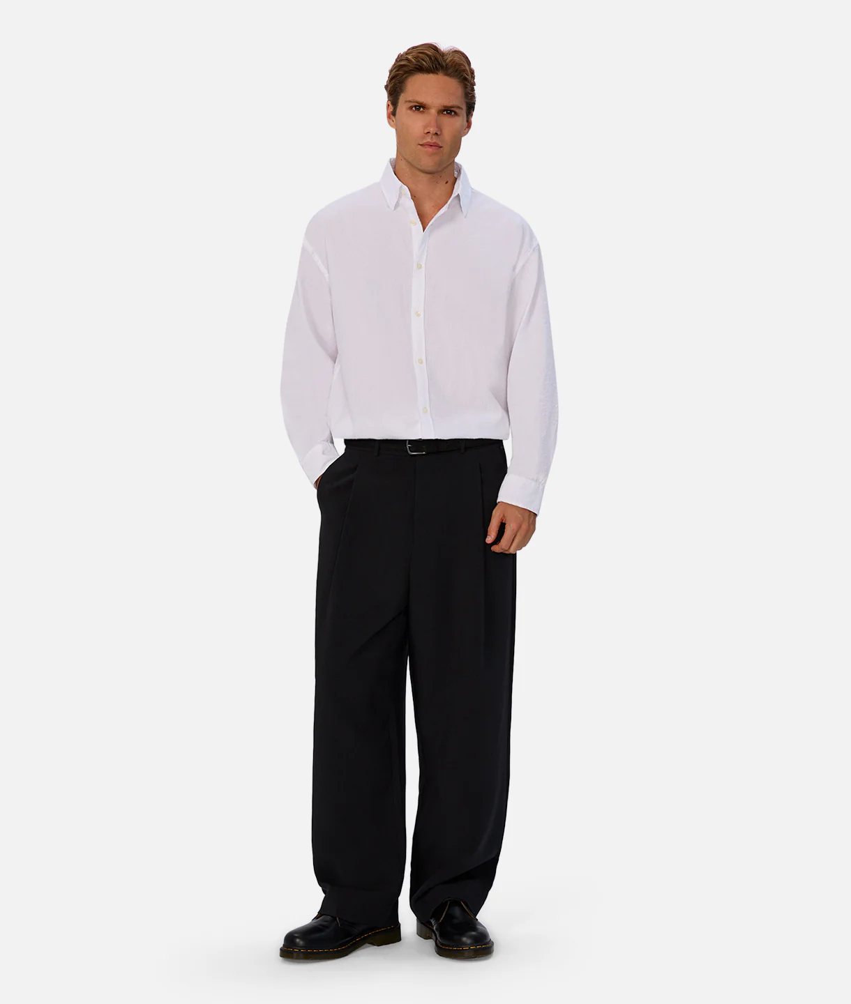 The Knightsbridge Long Sleeve Shirt - White