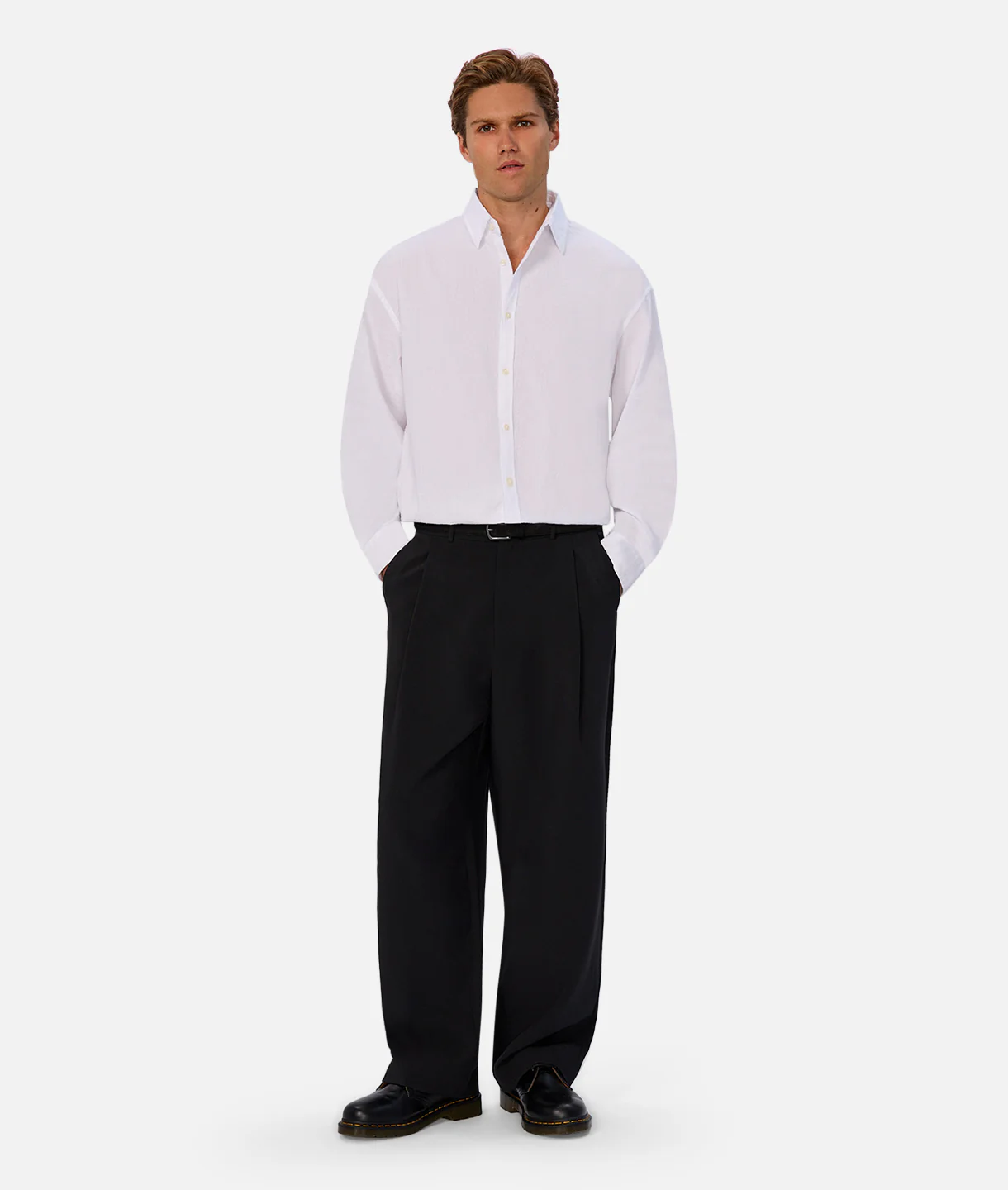 The Knightsbridge Long Sleeve Shirt - White