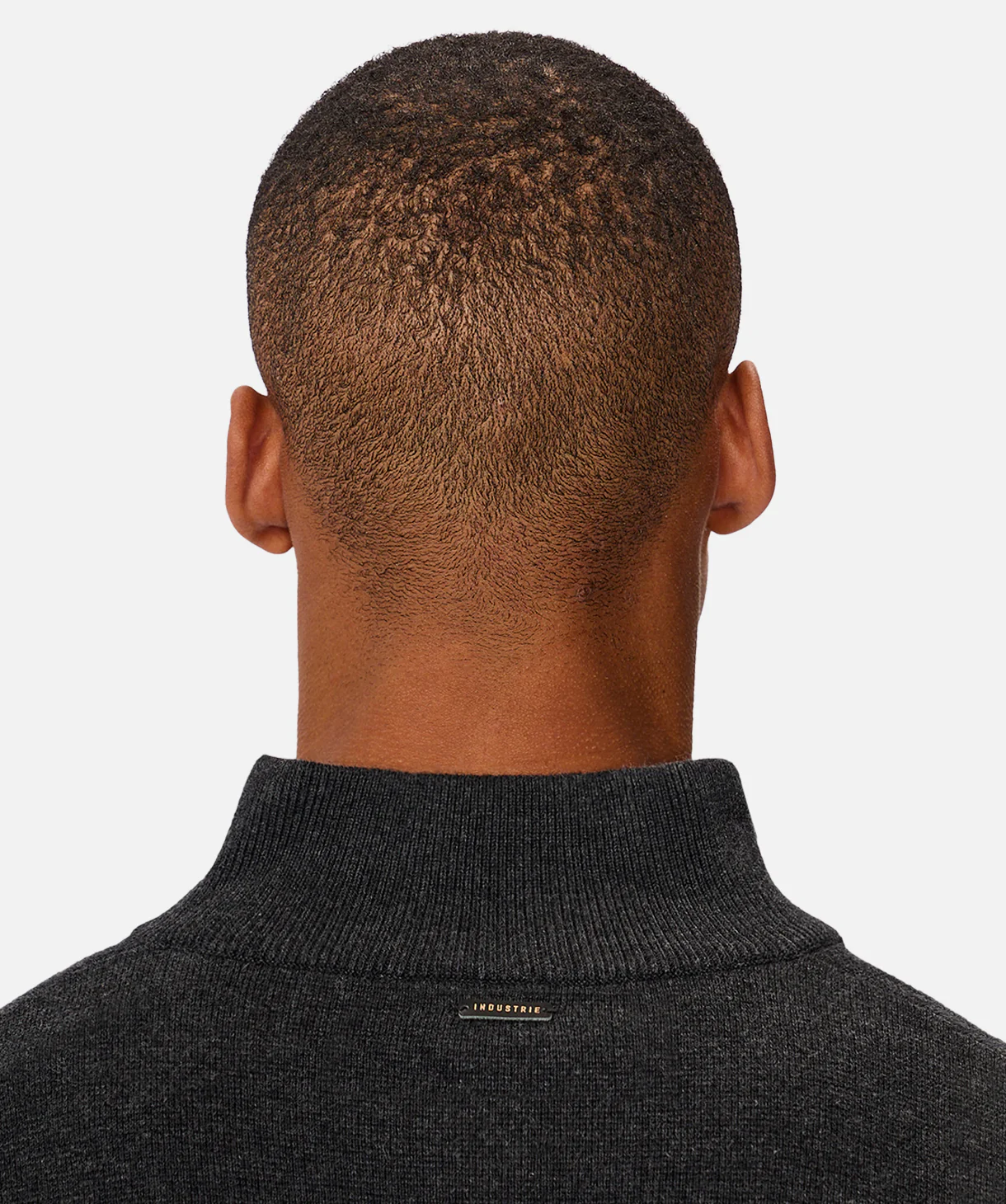The Lakewood Zip Neck Knit - Charcoal
