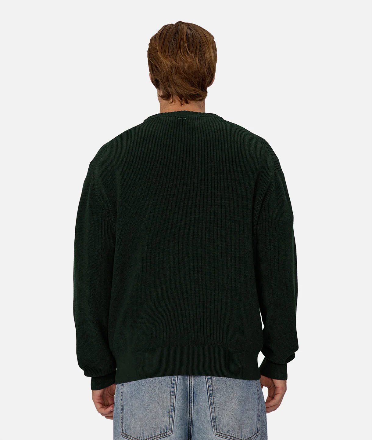 The New England Crew Neck Sweater - Pine