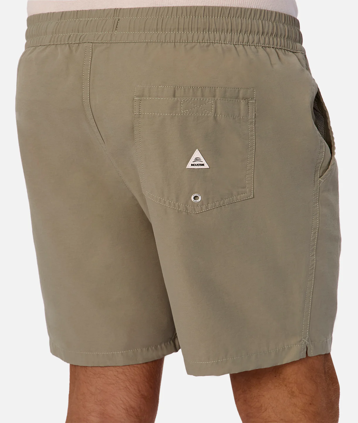The New Jucker Solid Swim Trunk - Lt Olive