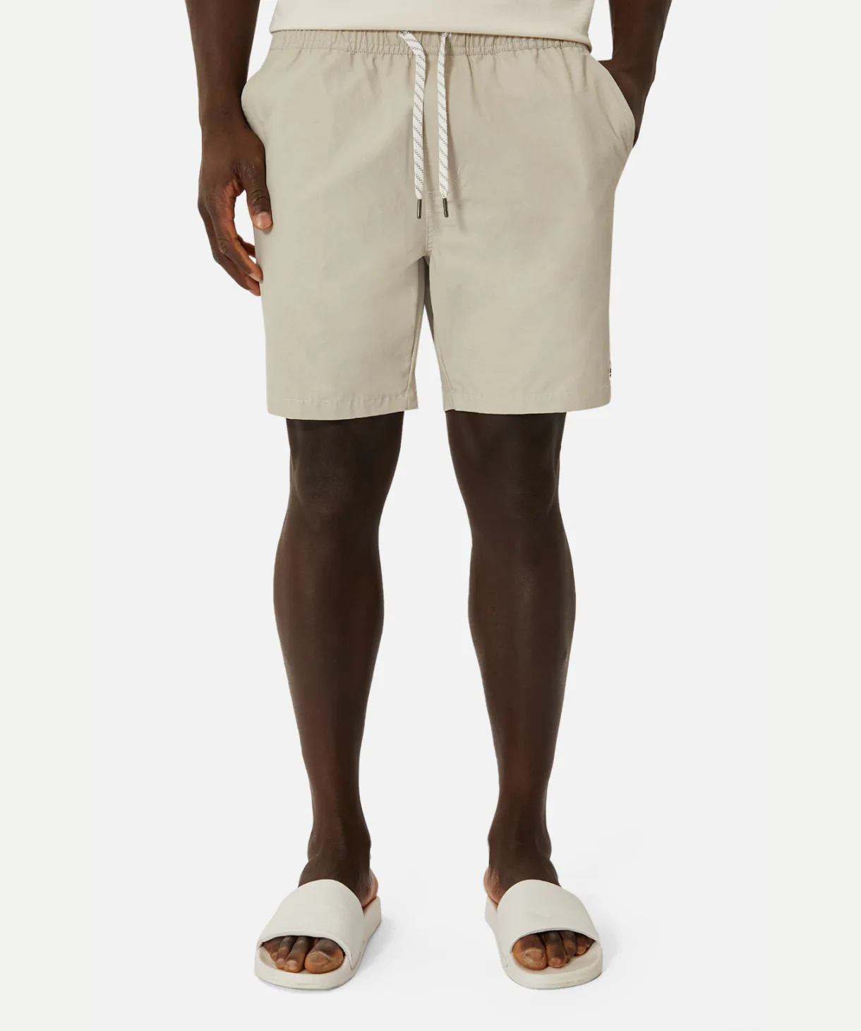 The New Jucker Solid Swim Trunk - OD Stone