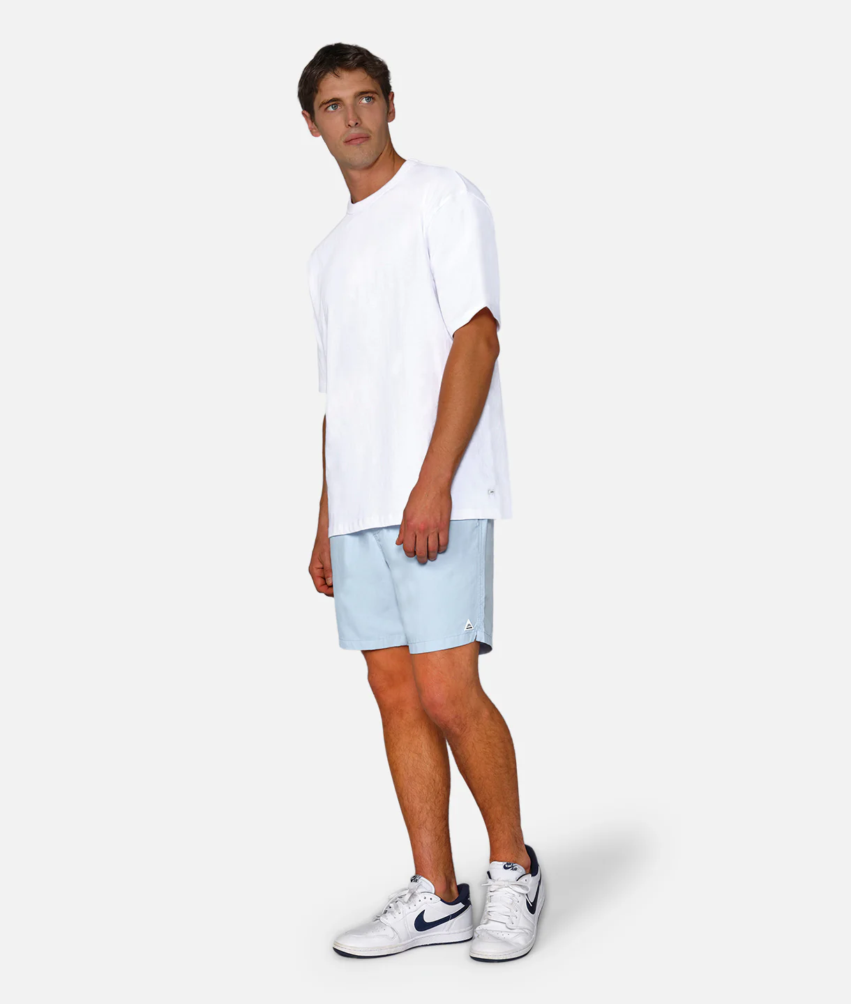 The New Jucker Solid Swim Trunk - Powder Blue