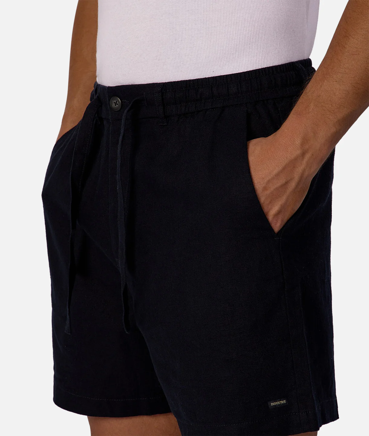 The Palma Linen Short - Dk Navy