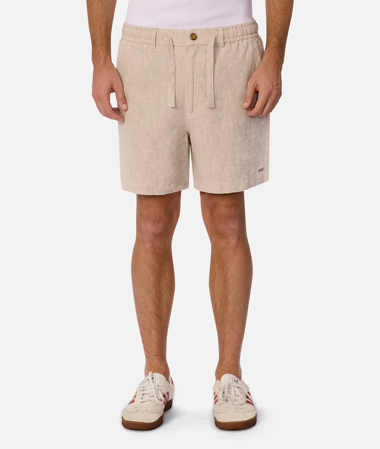 The Palma Linen Short - Flax