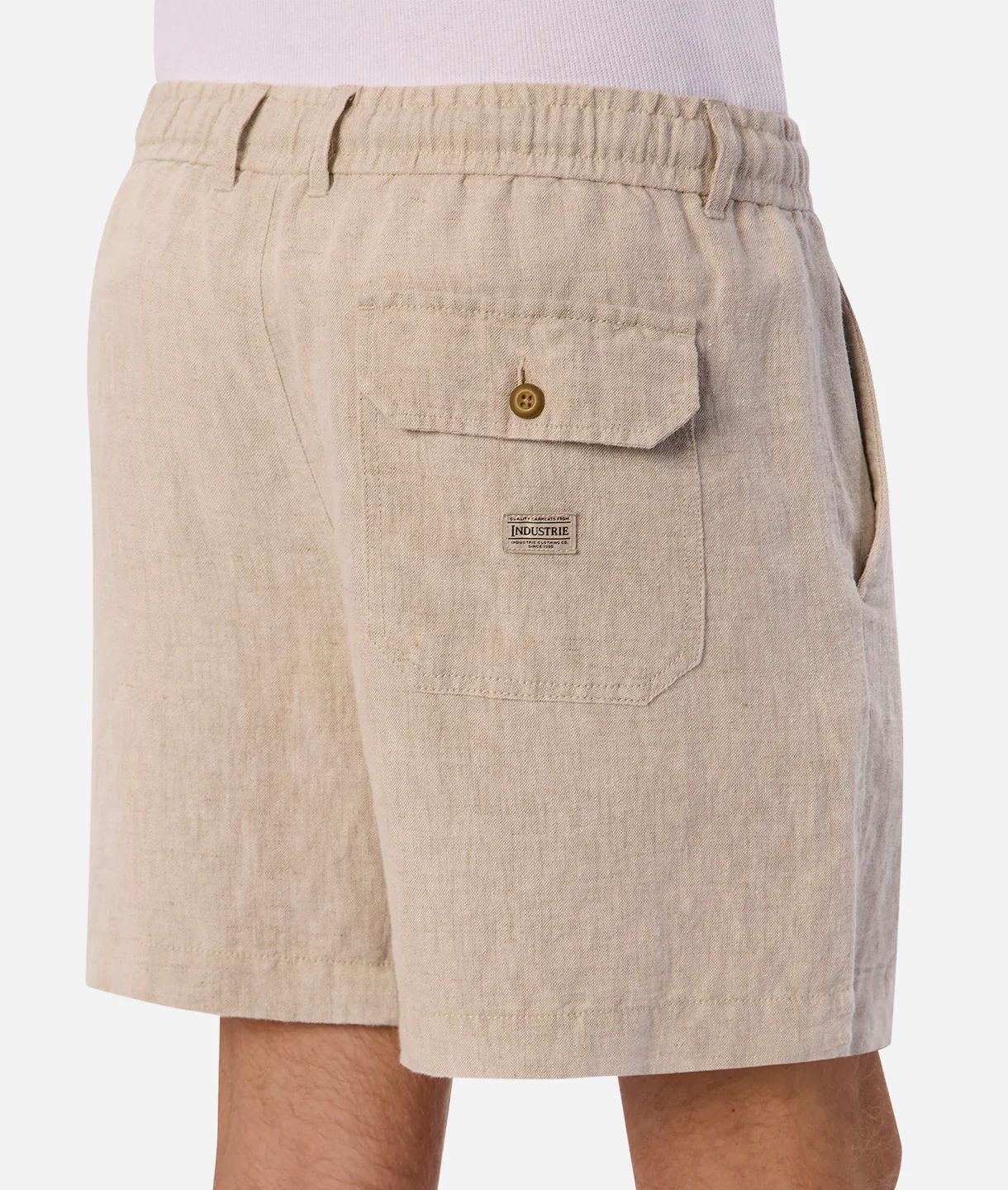The Palma Linen Short - Flax