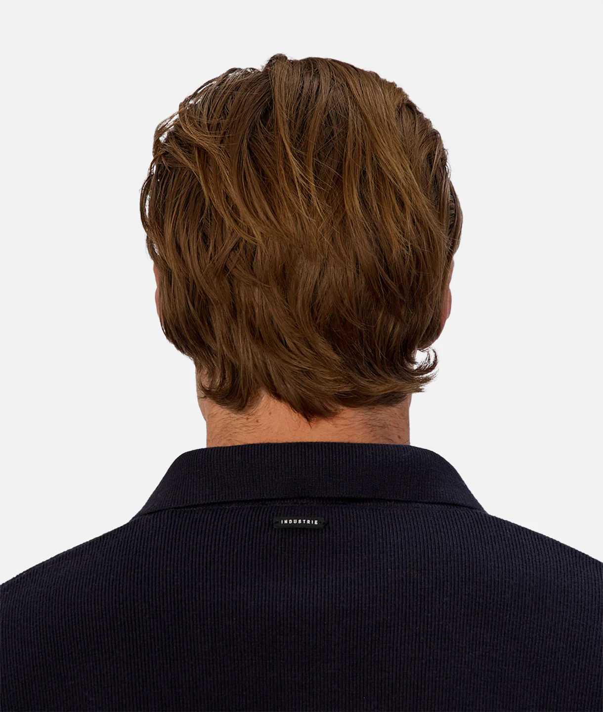 The Panelled Sweater - Navy Green Combo