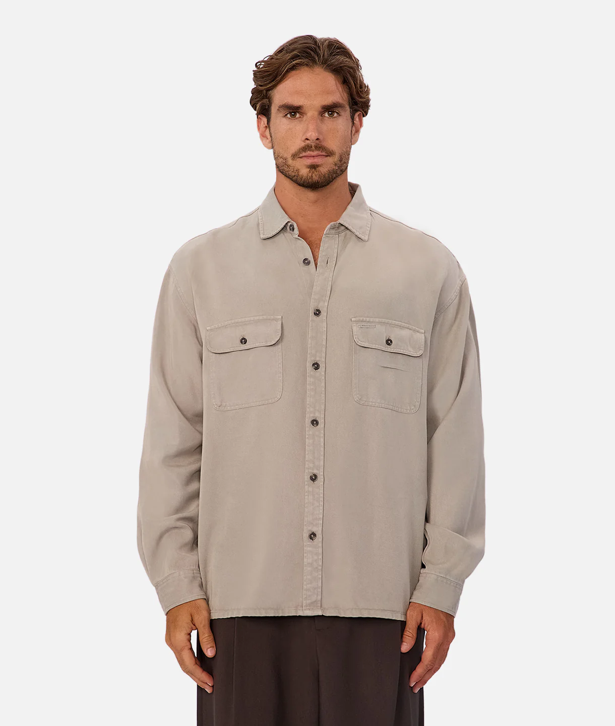 The Stockholm Long Sleeve Shirt - Sage