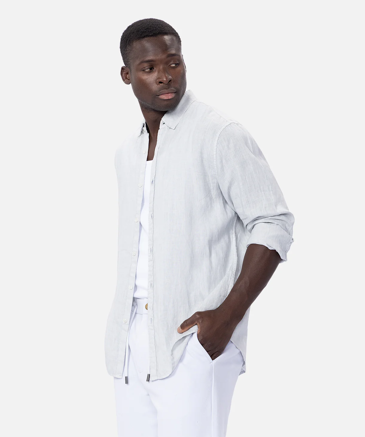 The Tennyson Linen Long Sleeve Shirt
