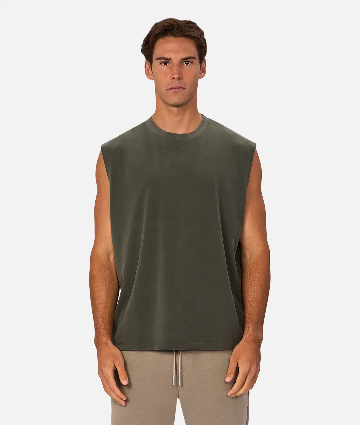 The Kosta Sleeveless T-Shirt - Fern