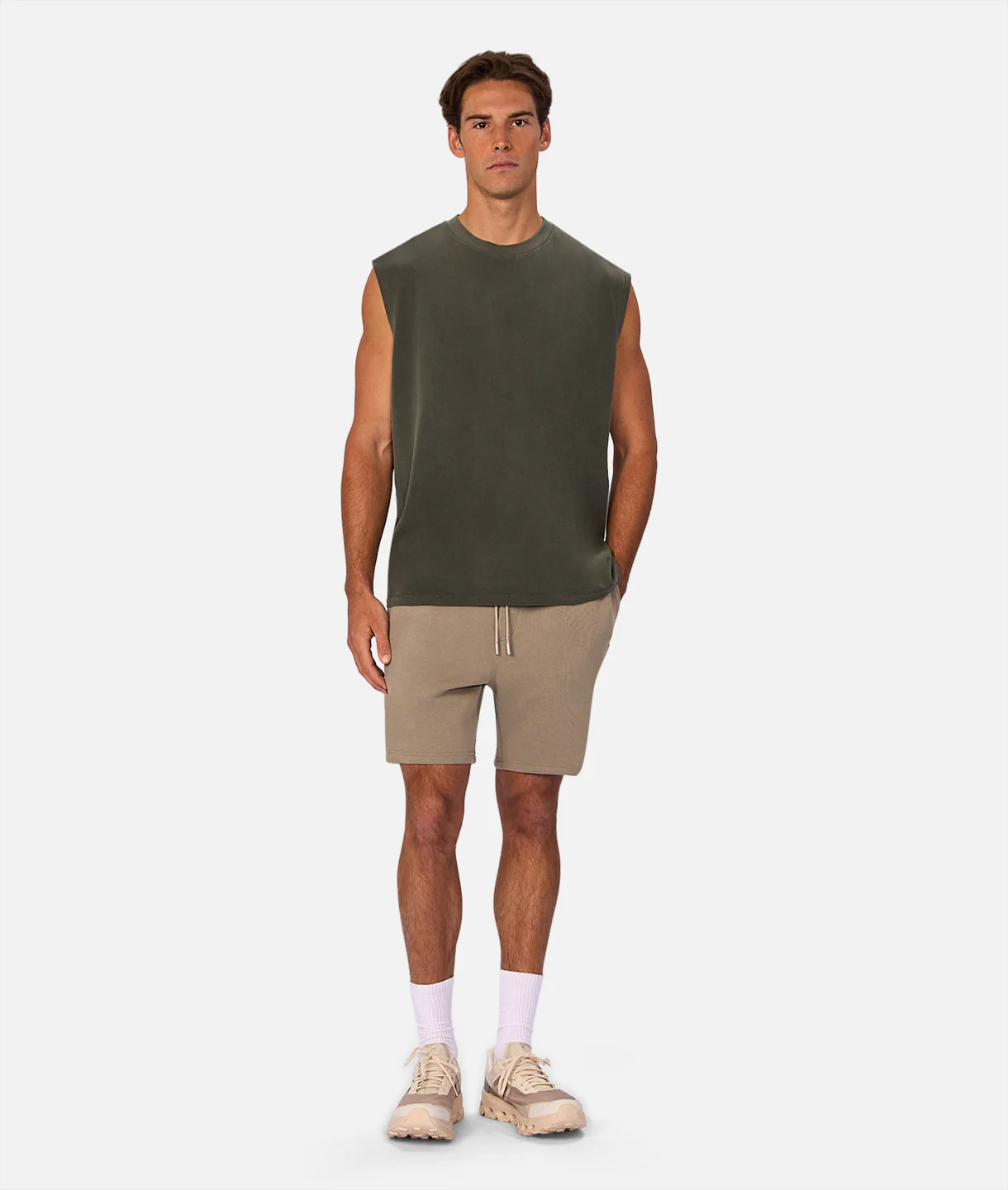 The Kosta Sleeveless T-Shirt - Fern