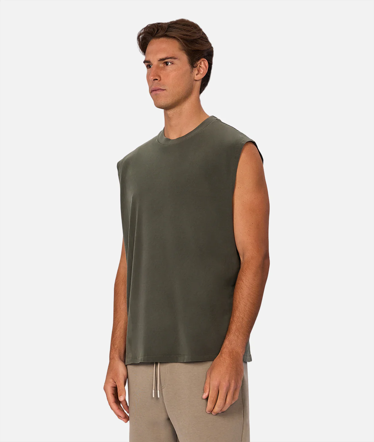 The Kosta Sleeveless T-Shirt - Fern