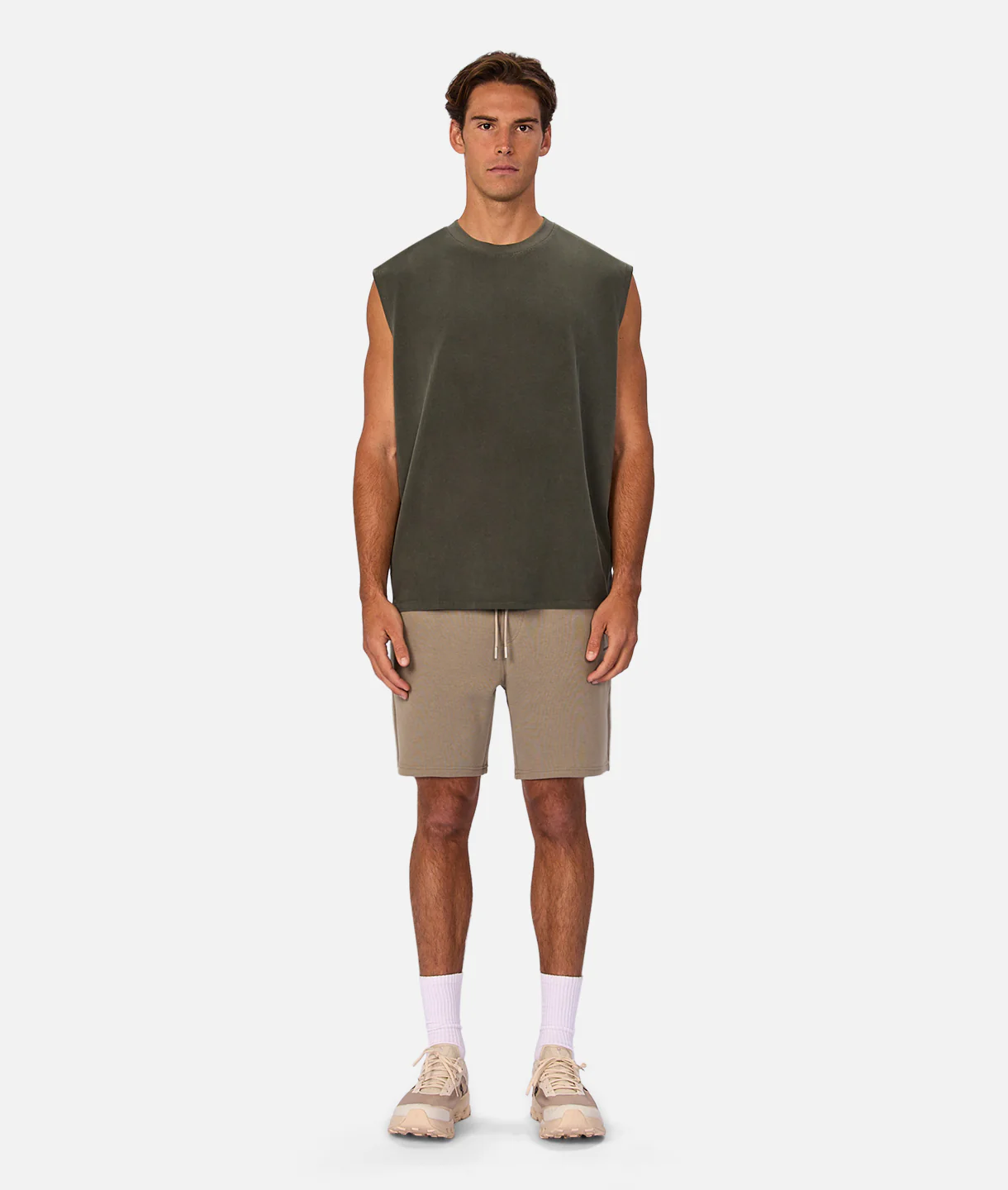 The Kosta Sleeveless T-Shirt - Fern