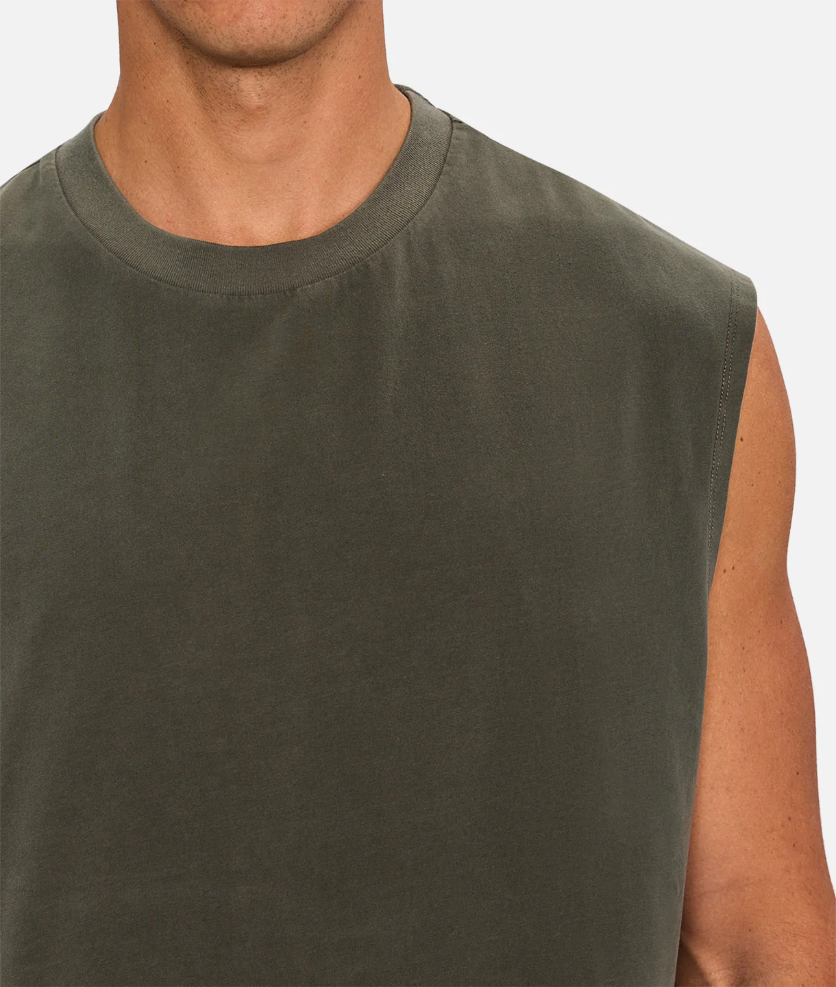 The Kosta Sleeveless T-Shirt - Fern