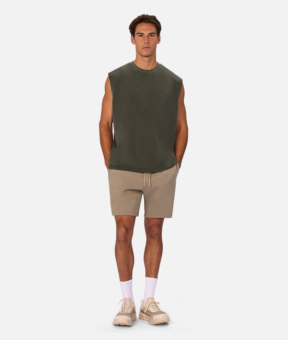 The Kosta Sleeveless T-Shirt - Fern