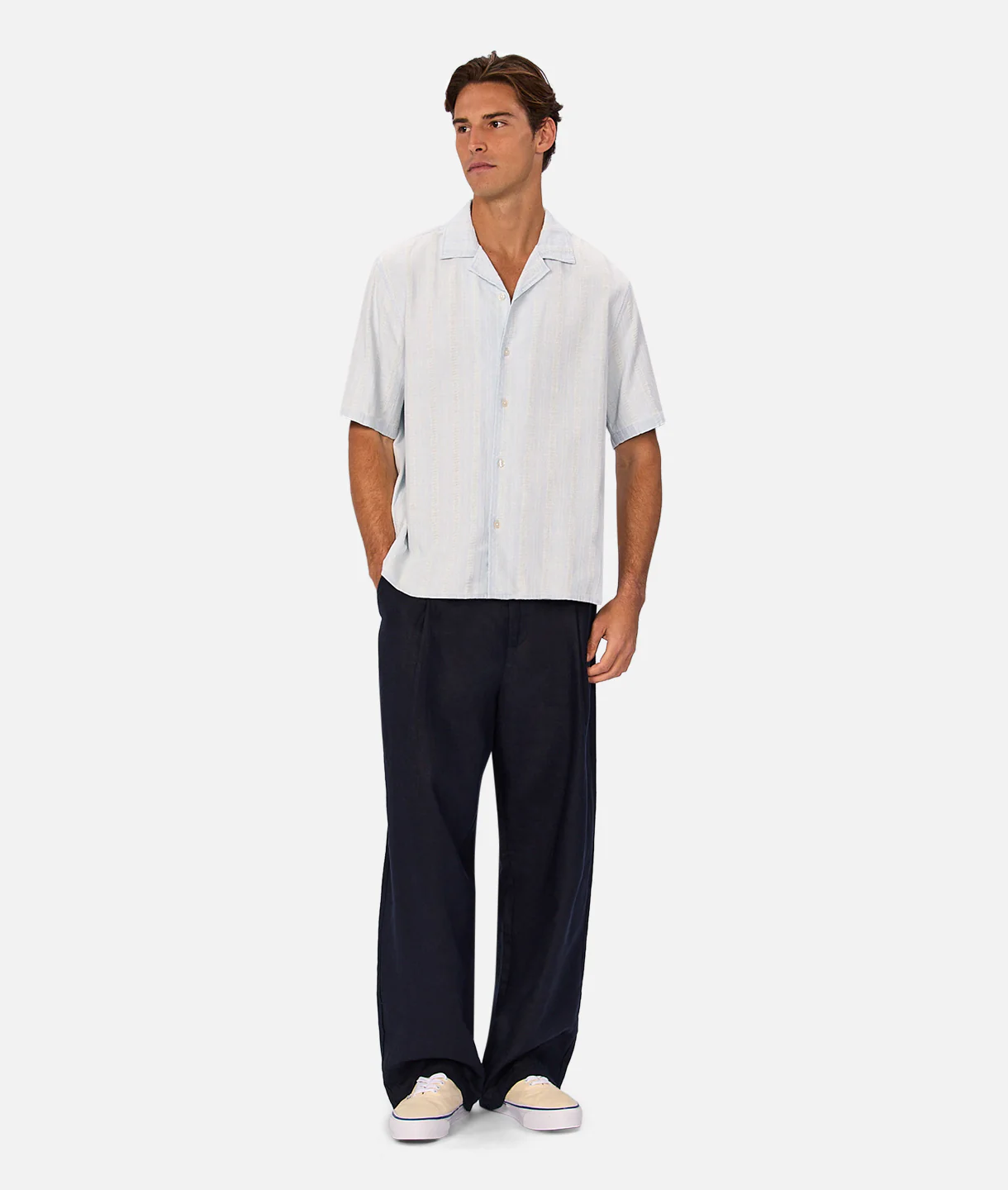 The Andreas Short Sleeve Shirt - Bleach