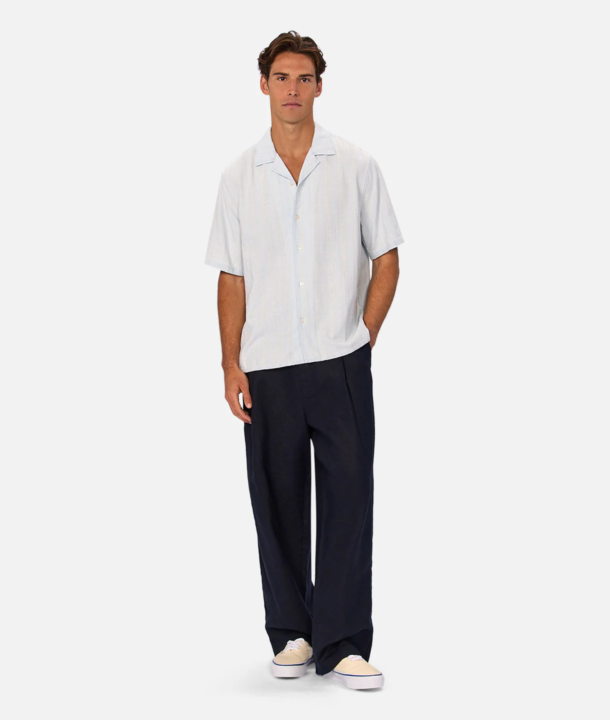 The Andreas Short Sleeve Shirt - Bleach