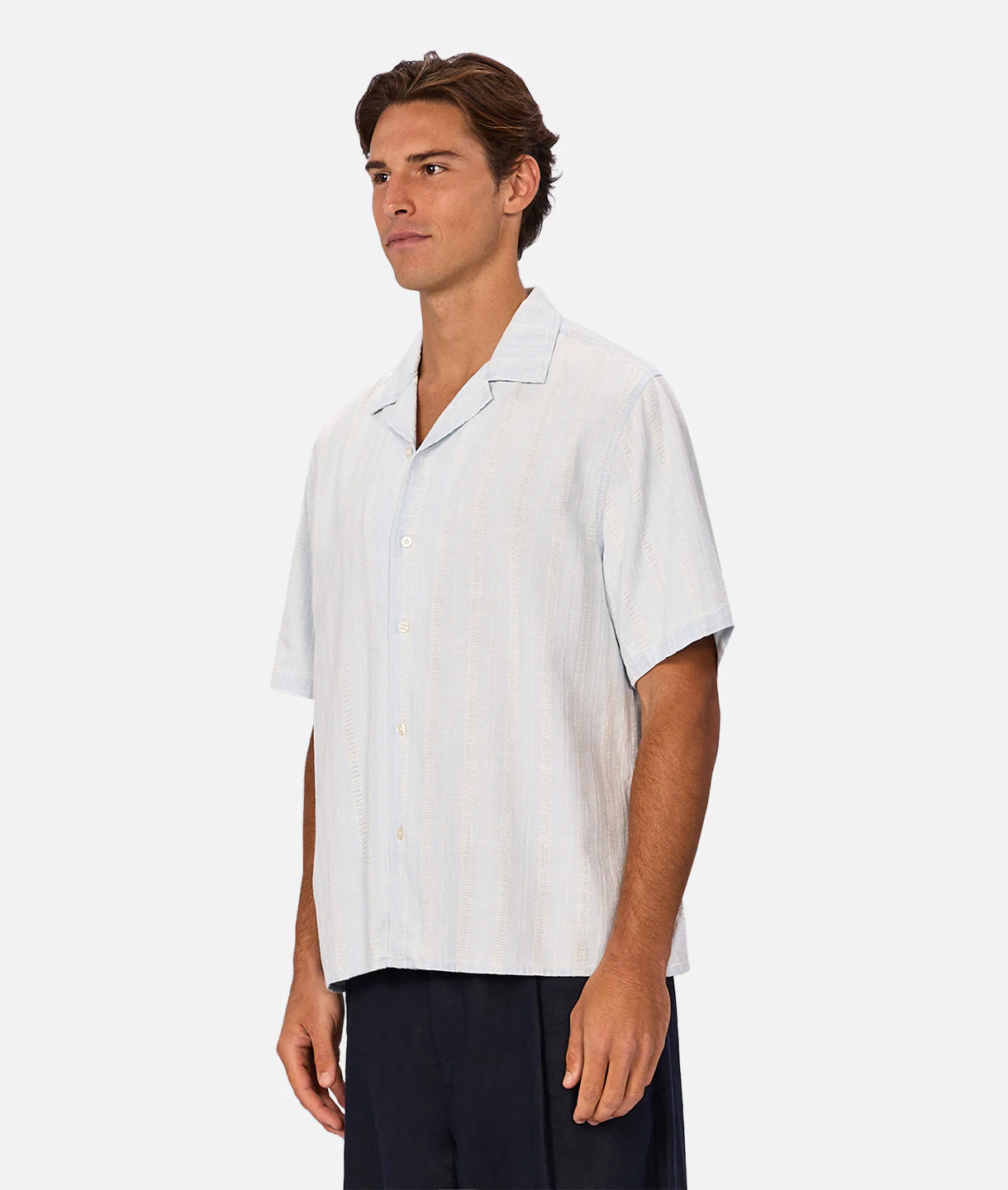 The Andreas Short Sleeve Shirt - Bleach