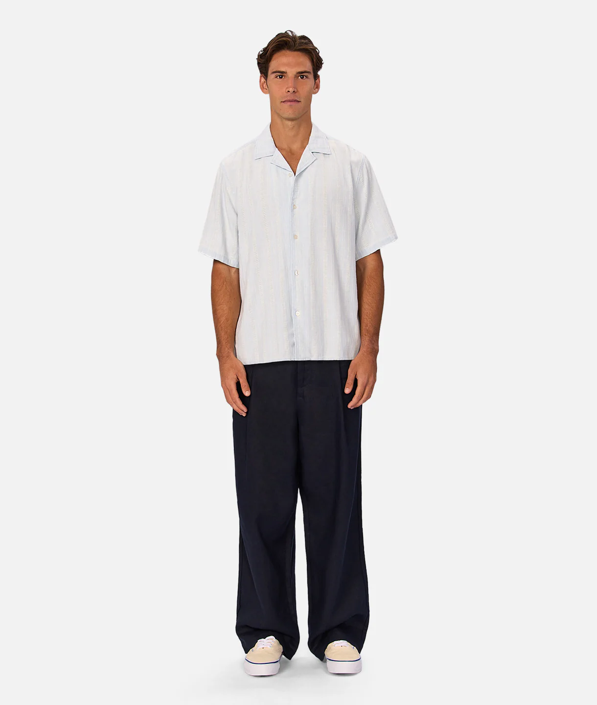 The Andreas Short Sleeve Shirt - Bleach