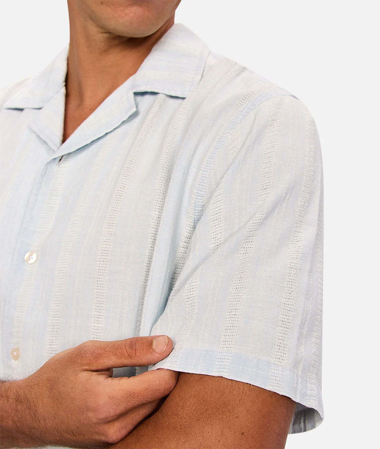 The Andreas Short Sleeve Shirt - Bleach