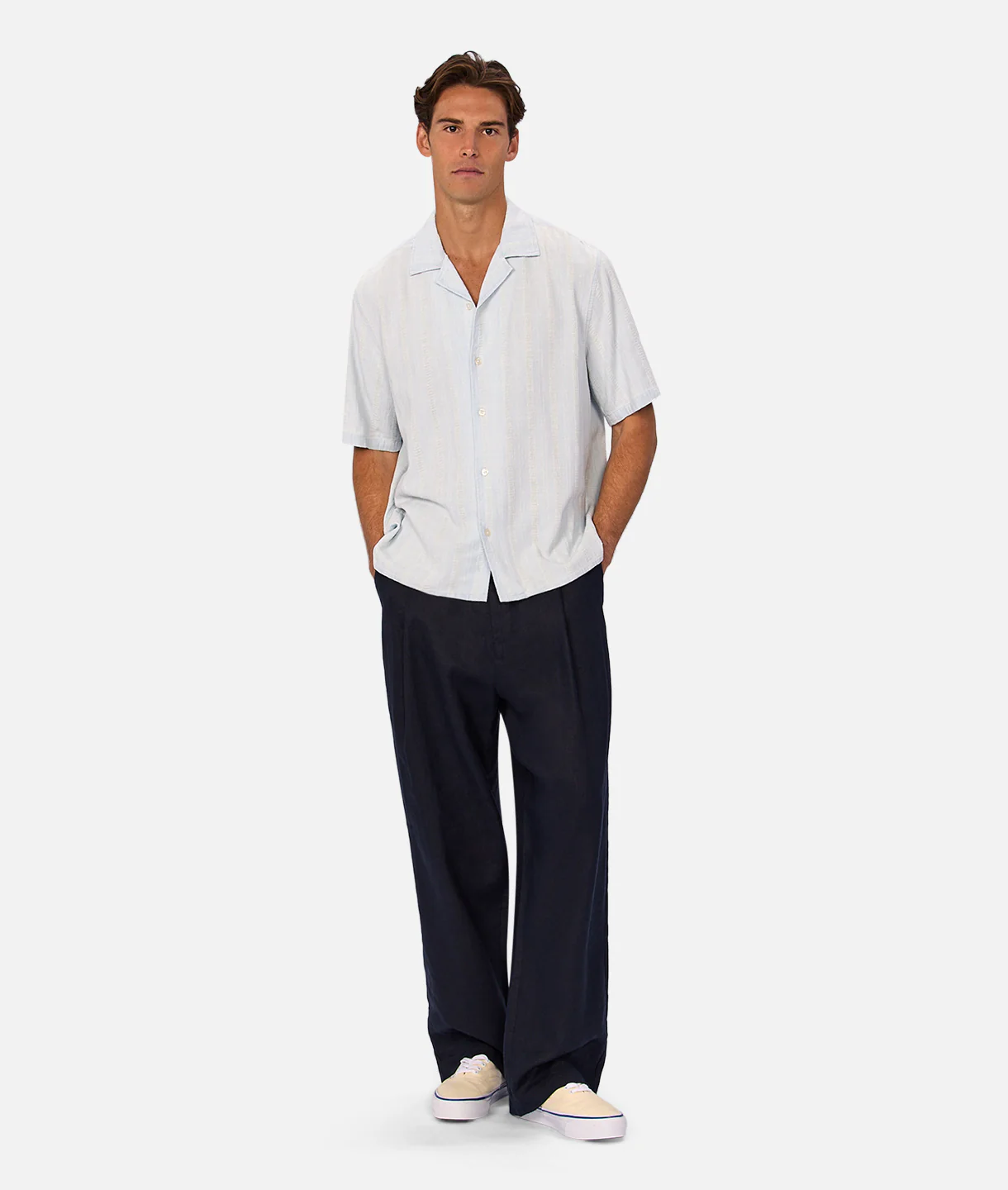 The Andreas Short Sleeve Shirt - Bleach