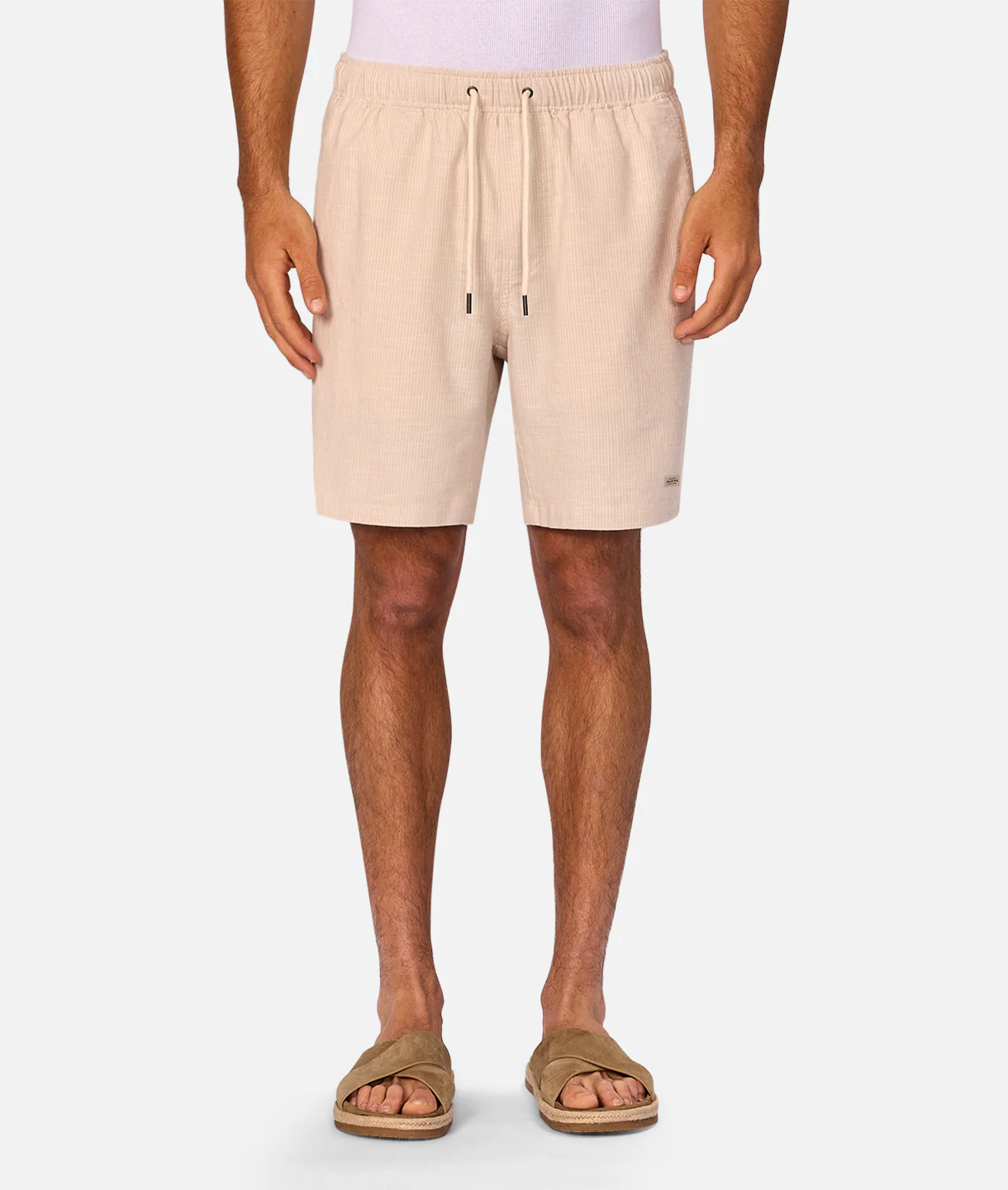 The Antonio Short - Wheat / Off White