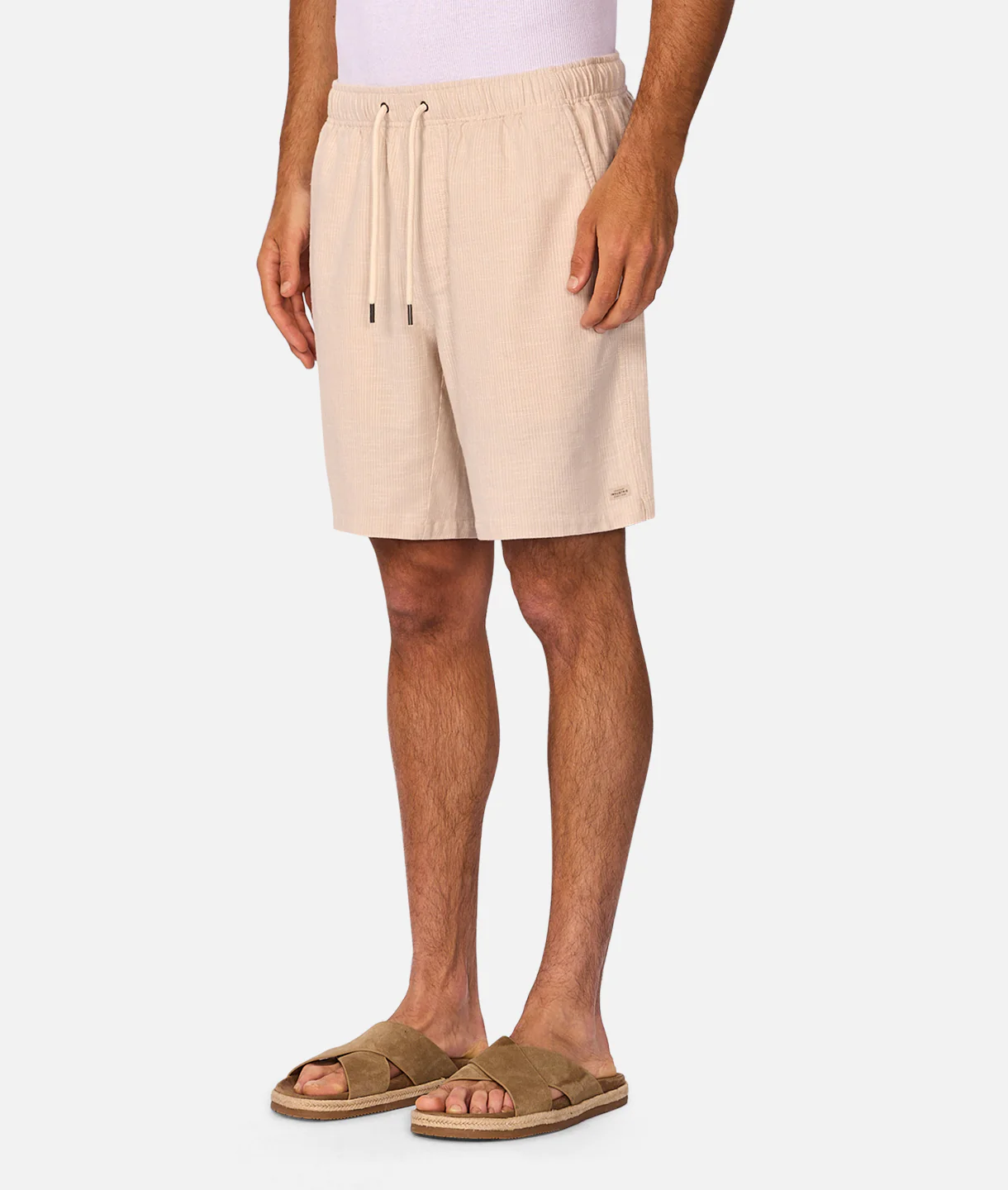 The Antonio Short - Wheat / Off White