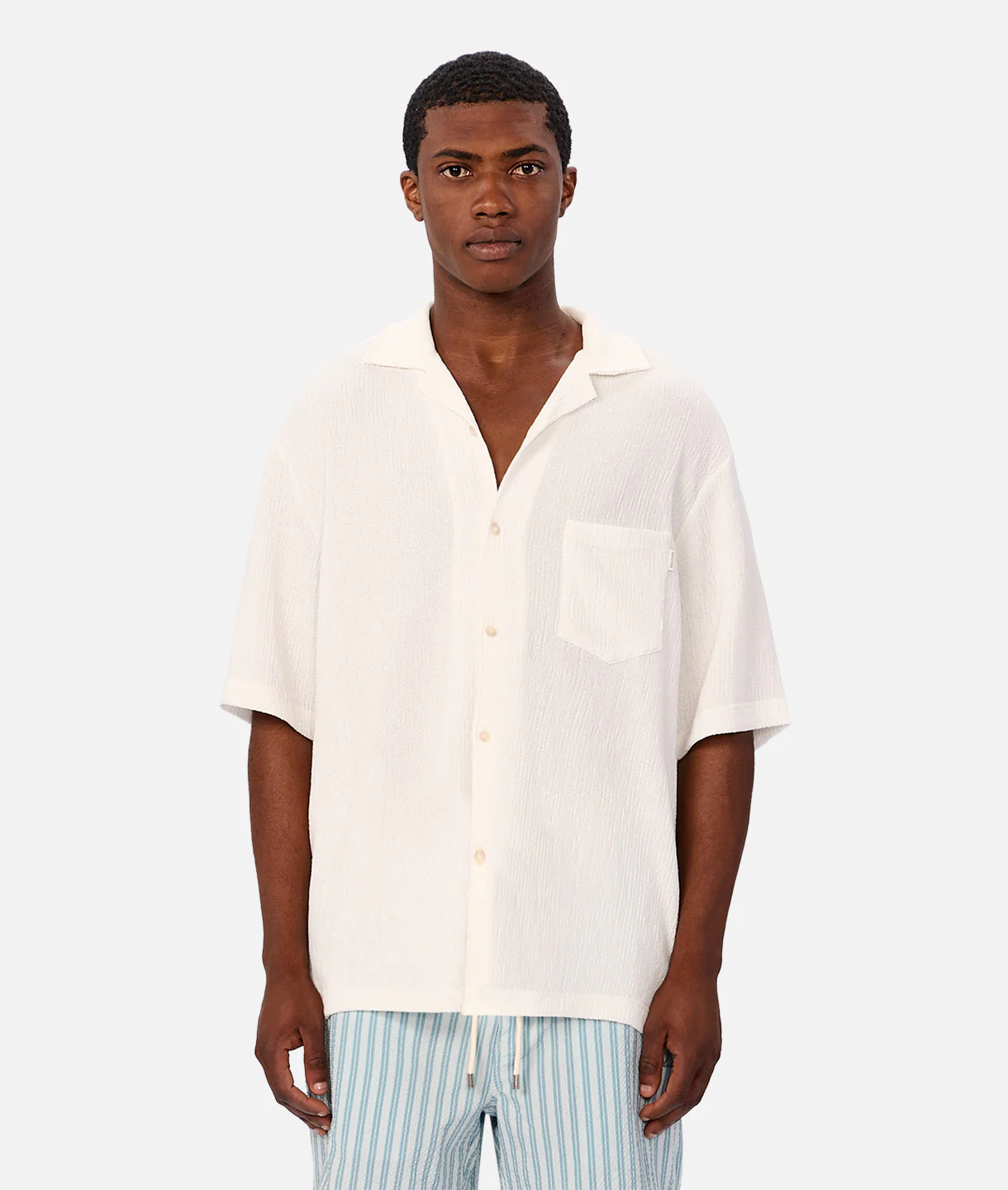 The Arkell Short Sleeve Shirt - White