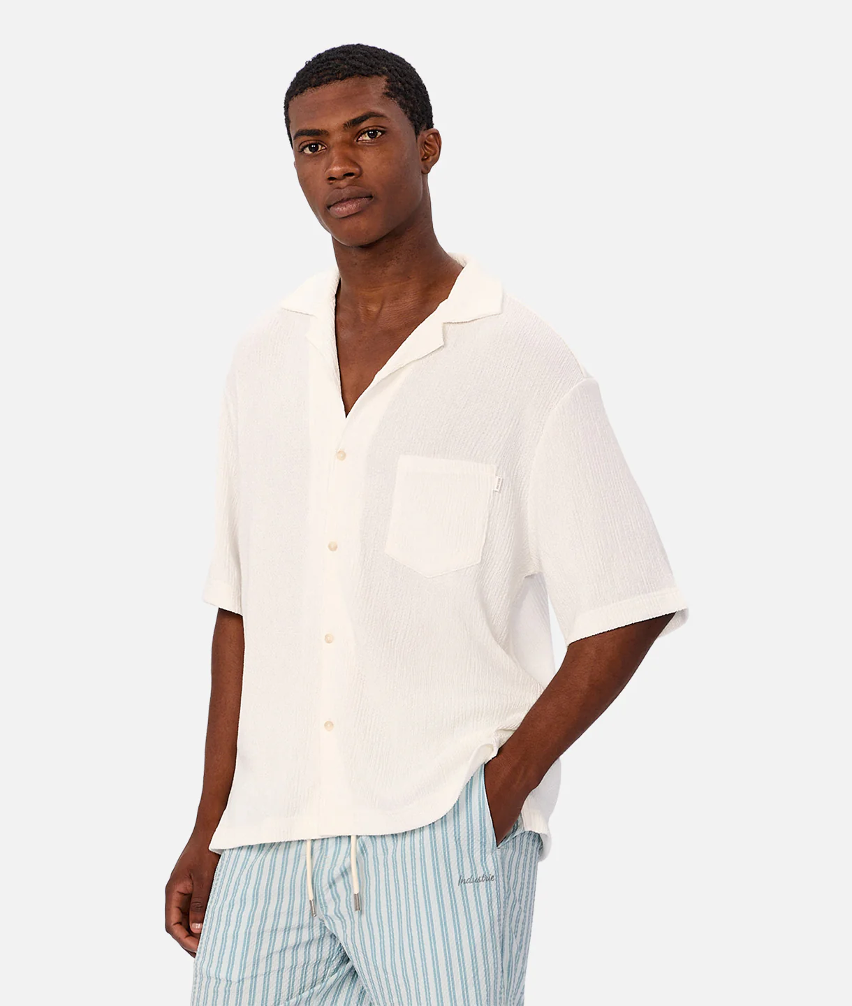 The Arkell Short Sleeve Shirt - White