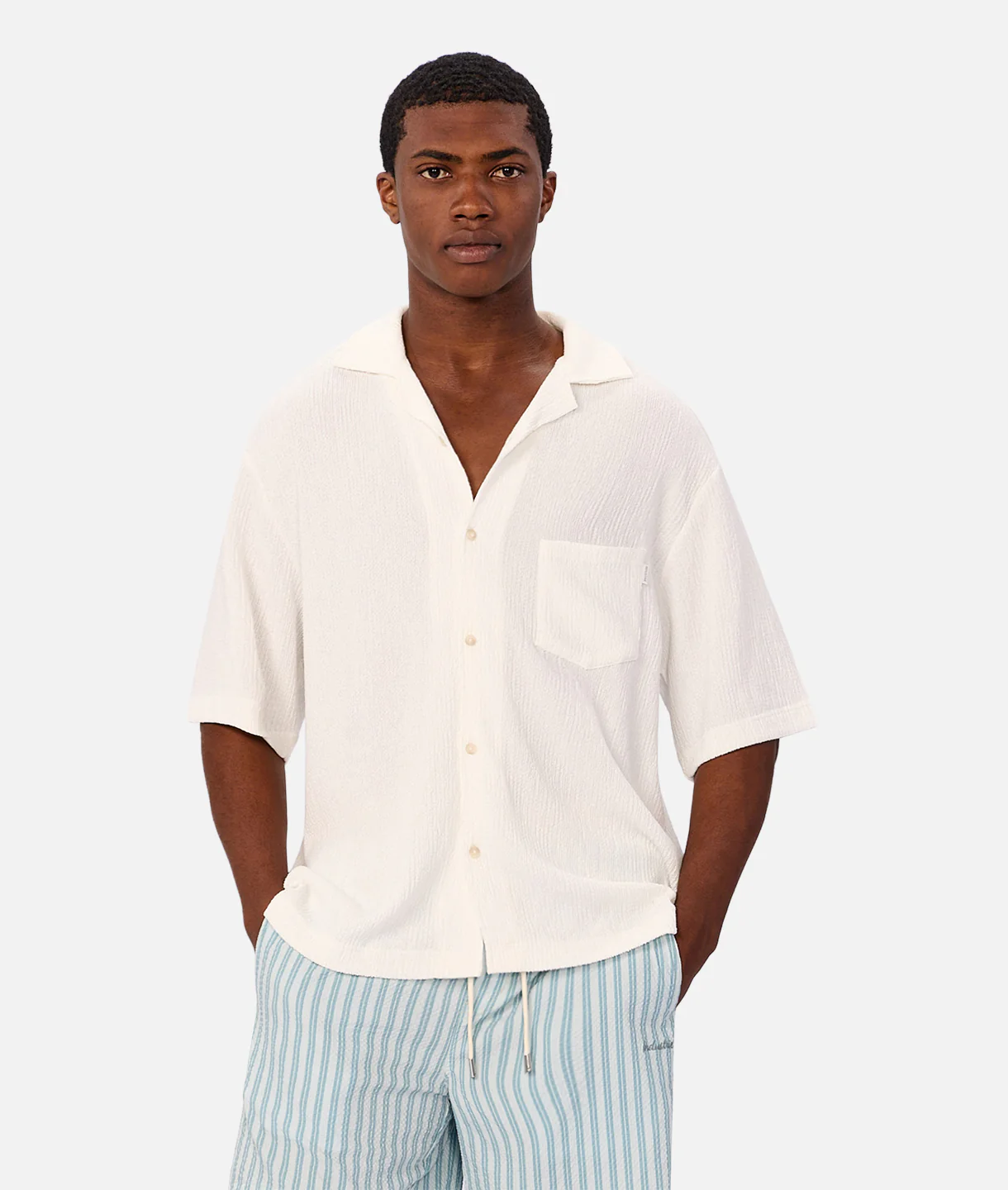 The Arkell Short Sleeve Shirt - White