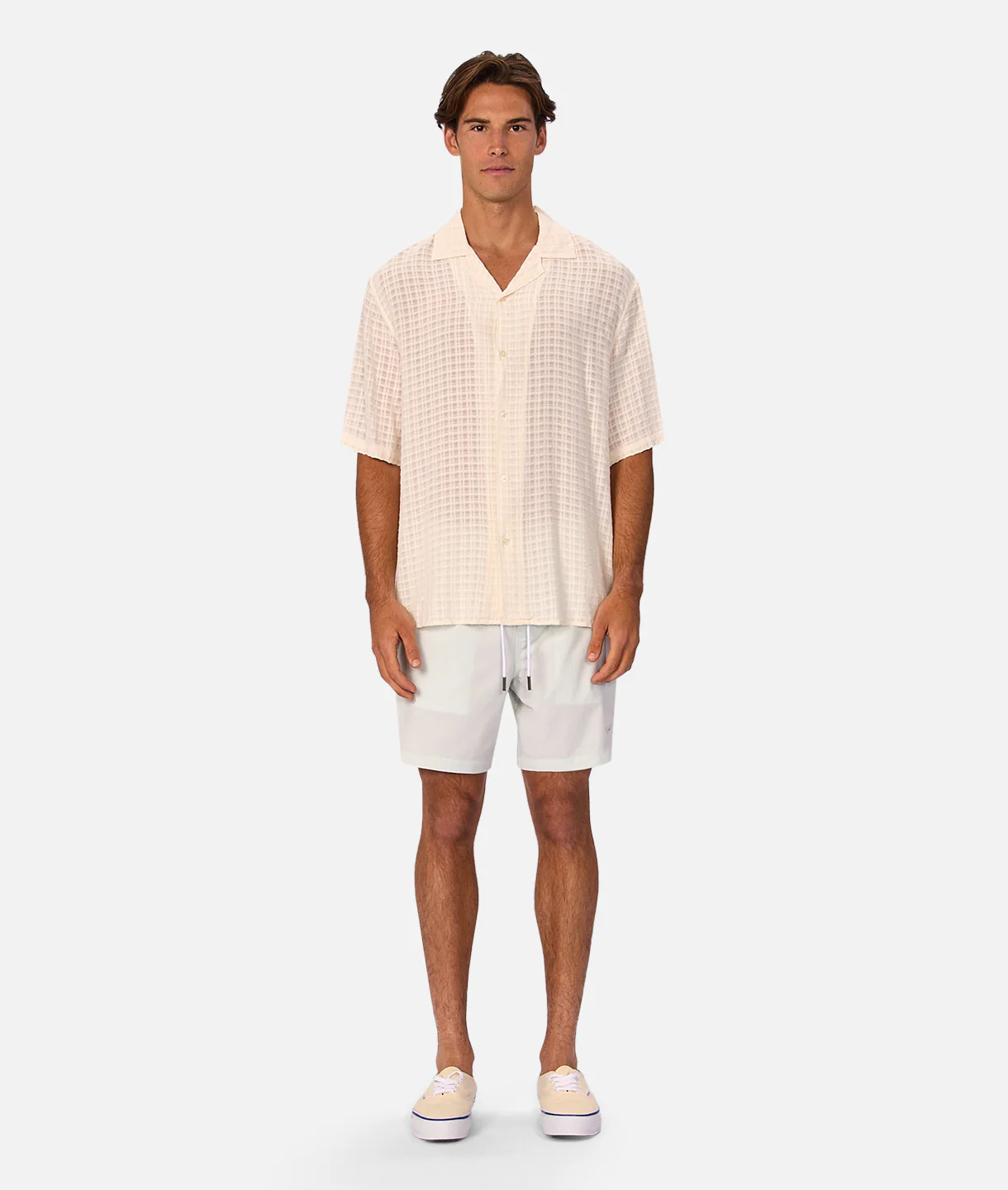 The Barbados Swim Short - Fog 25